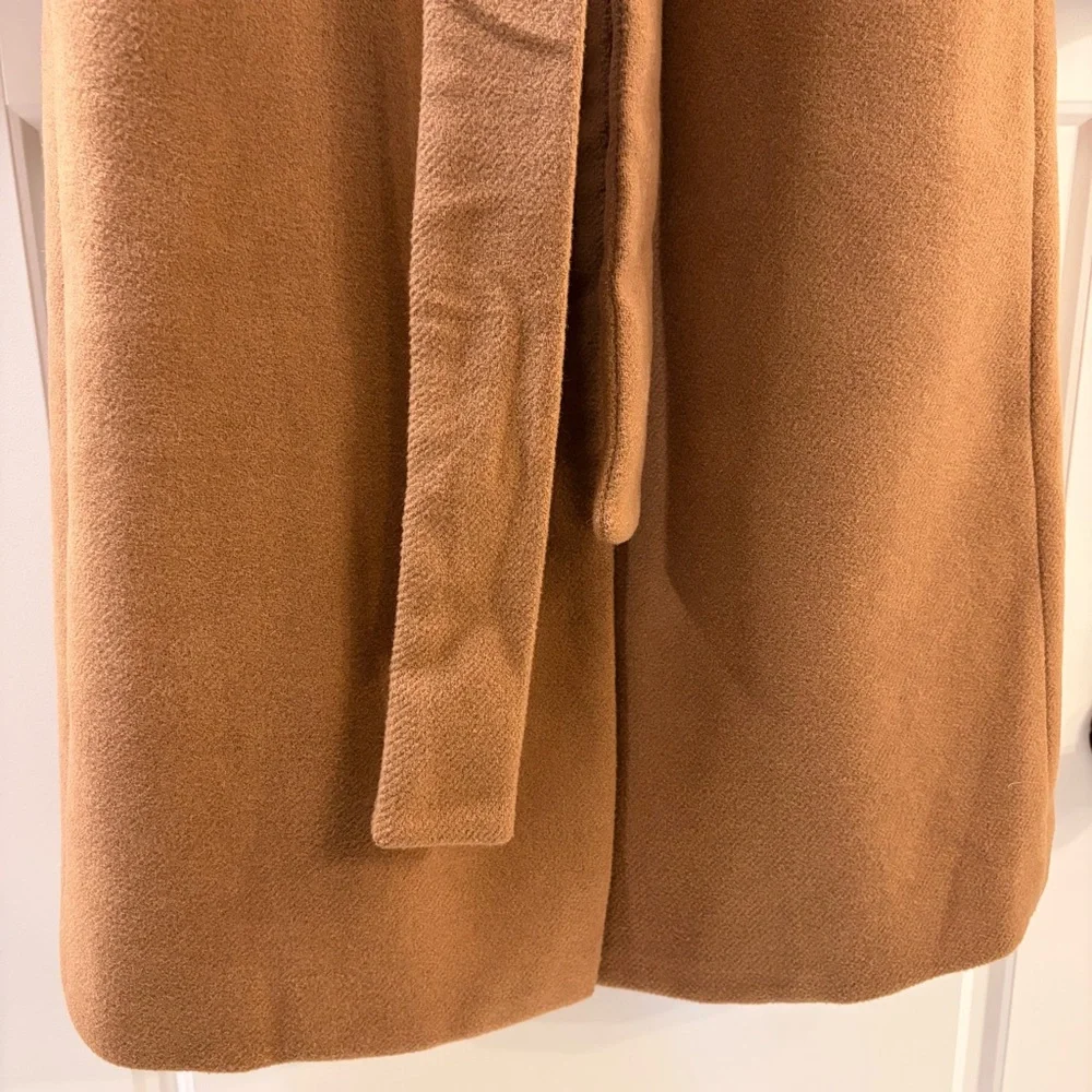 {a new day} Women's Tan Belted Coat - Picture 3 of 11